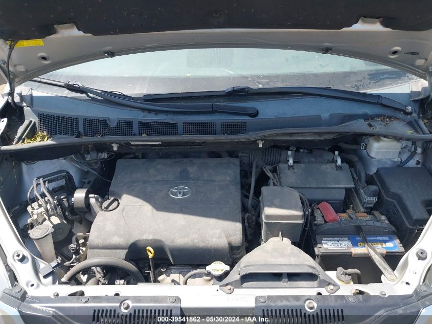 2012 Toyota Sienna Le V6 8 Passenger VIN: 5TDKK3DC7CS246537 Lot: 39541862