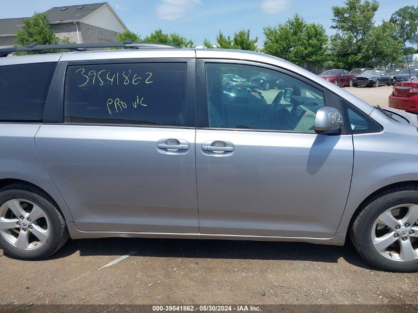 2012 Toyota Sienna Le V6 8 Passenger VIN: 5TDKK3DC7CS246537 Lot: 39541862