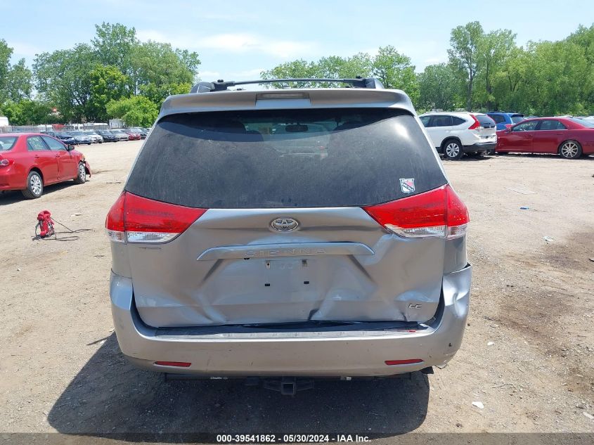 2012 Toyota Sienna Le V6 8 Passenger VIN: 5TDKK3DC7CS246537 Lot: 39541862