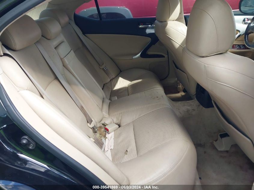 2006 Lexus Is 250 VIN: JTHCK262565006513 Lot: 39541869