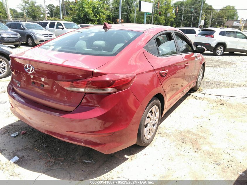 KMHD74LF2HU136182 2017 Hyundai Elantra Se