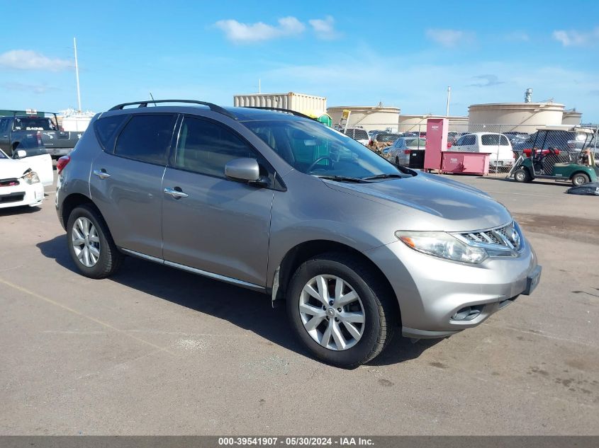 2011 Nissan Murano Sl VIN: JN8AZ1MU1BW057096 Lot: 39541907