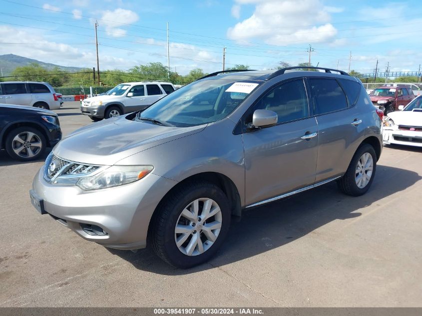 2011 Nissan Murano Sl VIN: JN8AZ1MU1BW057096 Lot: 39541907