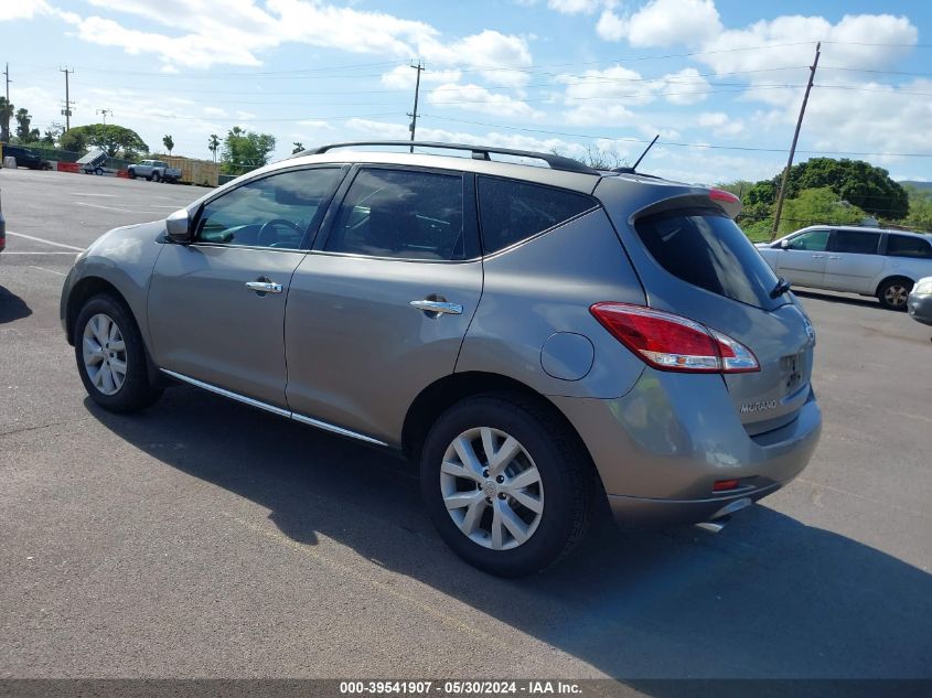 2011 Nissan Murano Sl VIN: JN8AZ1MU1BW057096 Lot: 39541907