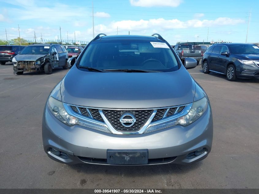 2011 Nissan Murano Sl VIN: JN8AZ1MU1BW057096 Lot: 39541907