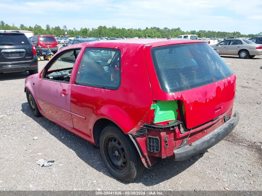 2003 Volkswagen Gti 1.8T VIN: 9BWDE61J834026197 Lot: 39541926