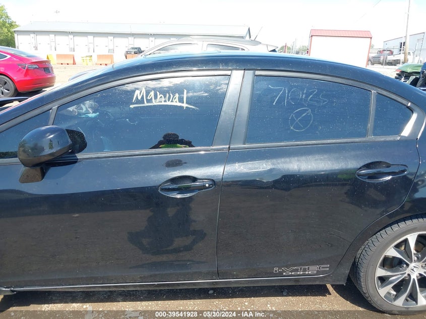 2013 Honda Civic Si VIN: 2HGFB6E59DH710125 Lot: 39541928