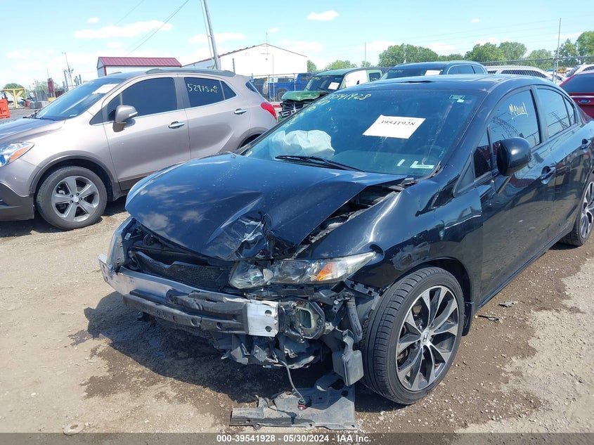 2013 Honda Civic Si VIN: 2HGFB6E59DH710125 Lot: 39541928