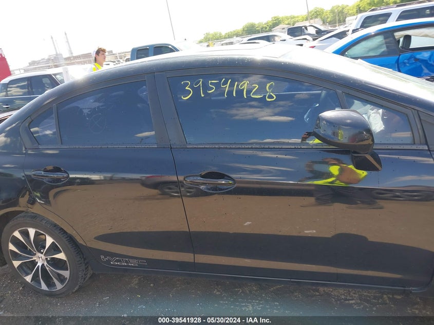 2013 Honda Civic Si VIN: 2HGFB6E59DH710125 Lot: 39541928