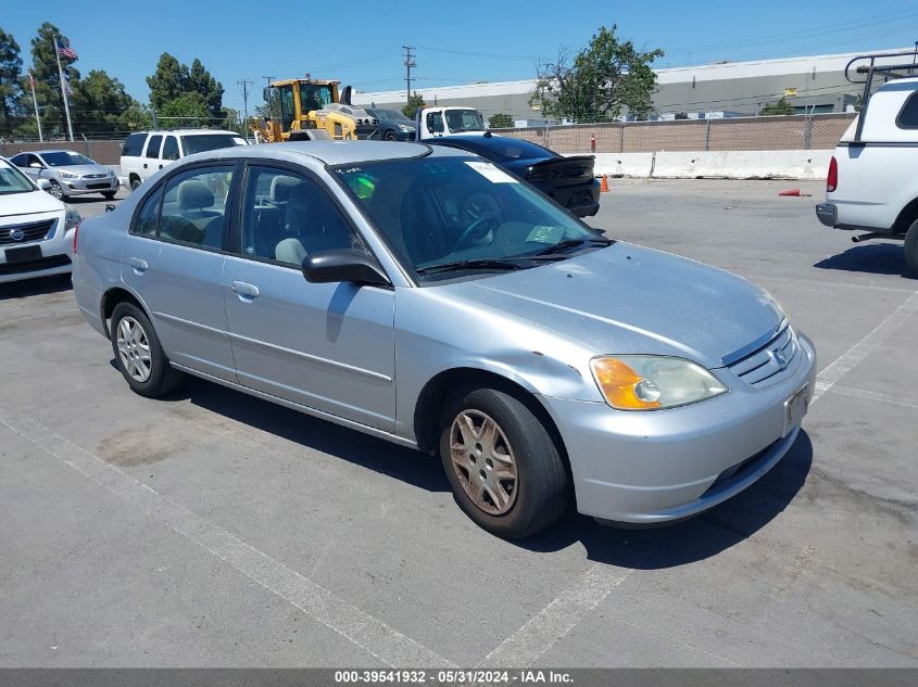 2003 Honda Civic Lx VIN: 2HGES16523H614347 Lot: 39541932