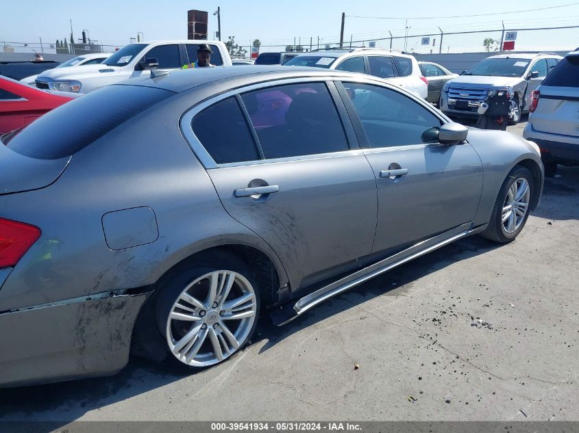 2013 Infiniti G37 Journey VIN: JN1CV6AP7DM304375 Lot: 39541934