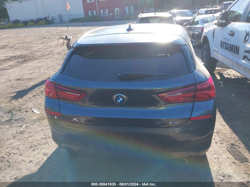 2018 BMW X2 xDrive28I VIN: WBXYJ5C32JEF74824 Lot: 39541935