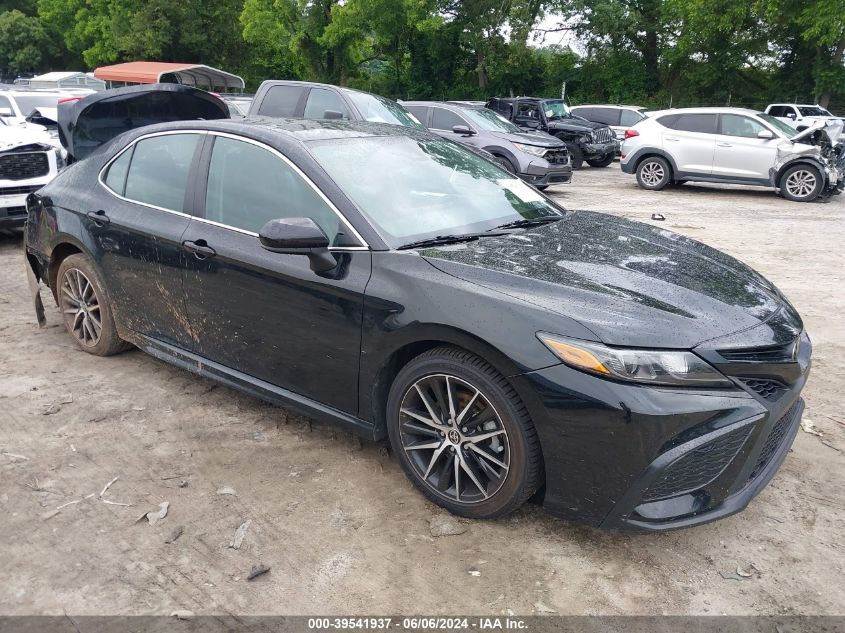 VIN 4T1G11AK3MU552359 2021 Toyota Camry, SE no.1