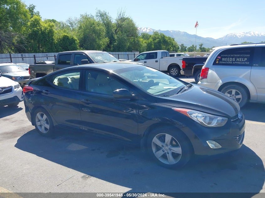 2012 Hyundai Elantra Gls (Ulsan Plant) VIN: KMHDH4AE1CU370376 Lot: 39541948