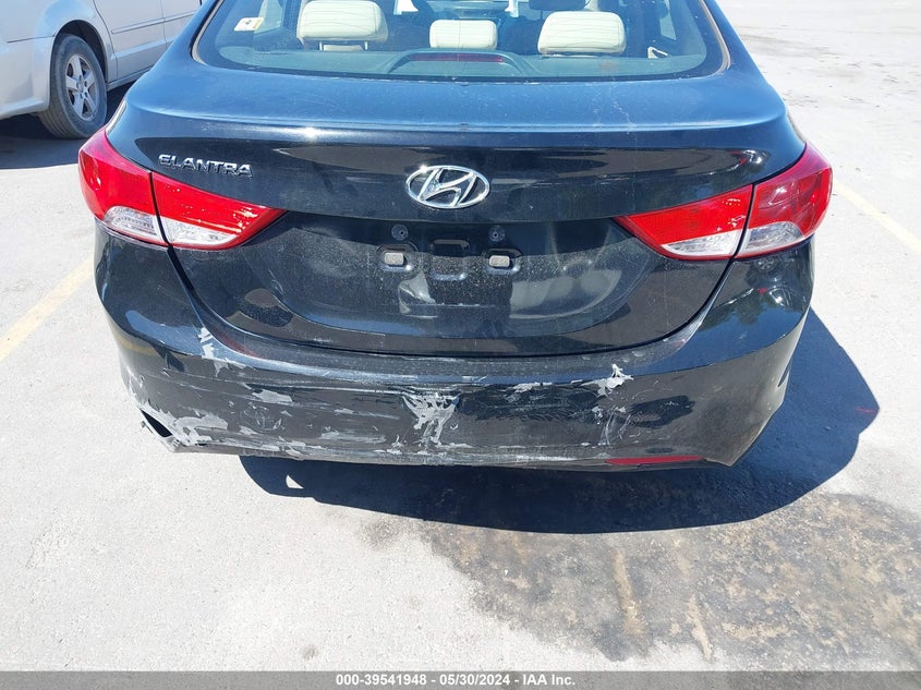 2012 Hyundai Elantra Gls (Ulsan Plant) VIN: KMHDH4AE1CU370376 Lot: 39541948