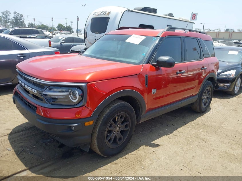 2022 Ford Bronco Sport Big Bend VIN: 3FMCR9B62NRE32102 Lot: 39541954