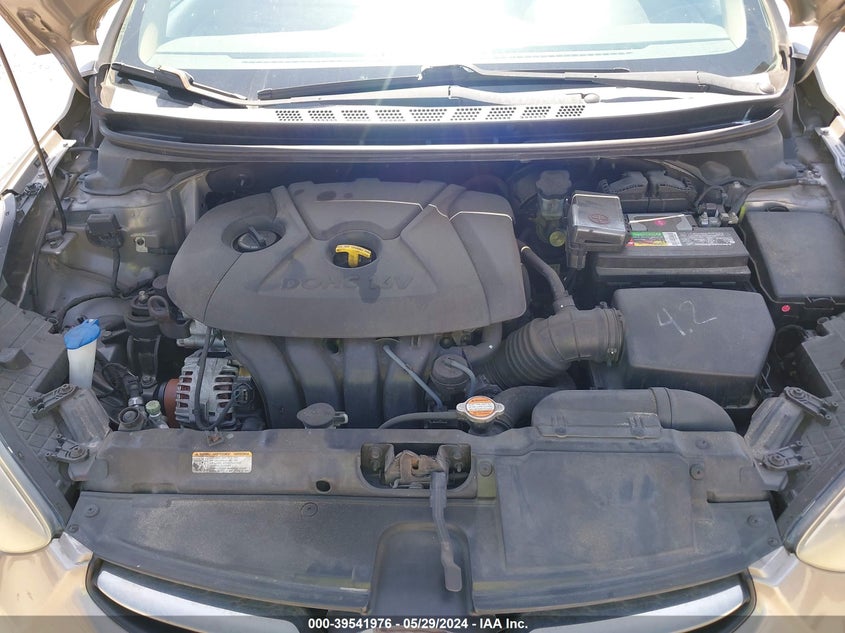 2012 Hyundai Elantra Limited VIN: 5NPDH4AE9CH120964 Lot: 39541976