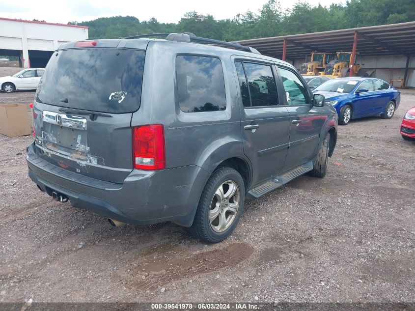 2013 Honda Pilot Ex-L VIN: 5FNYF3H59DB001688 Lot: 39541978