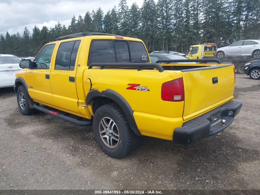 2002 Chevrolet S-10 Ls VIN: 1GCDT13W22K237546 Lot: 39541993