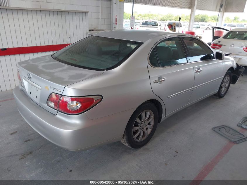 2002 Lexus Es 300 VIN: JTHBF30G320034456 Lot: 39542000