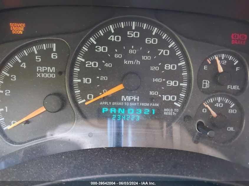 2002 Chevrolet Tahoe Lt VIN: 1GNEC13Z82J147376 Lot: 39542004