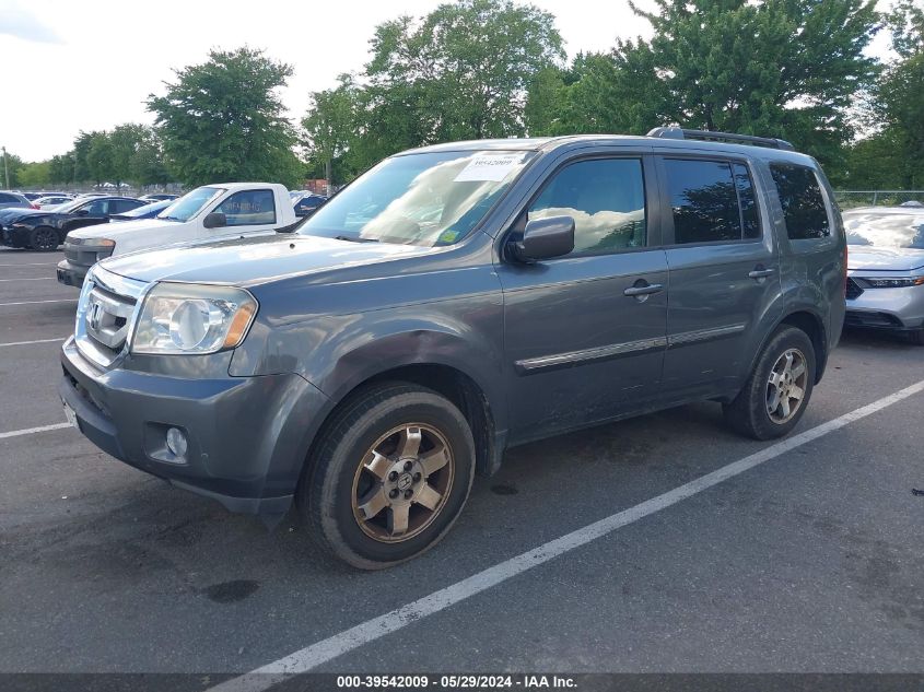 2011 Honda Pilot Touring VIN: 5FNYF4H91BB105274 Lot: 39542009