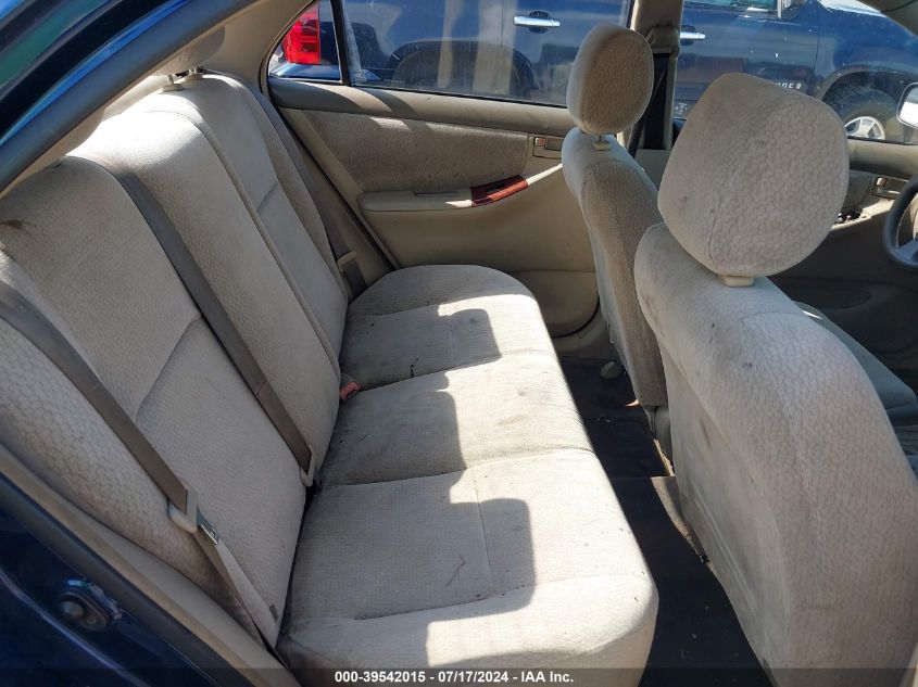 2003 Toyota Corolla Le VIN: JTDBR32E630020802 Lot: 39542015