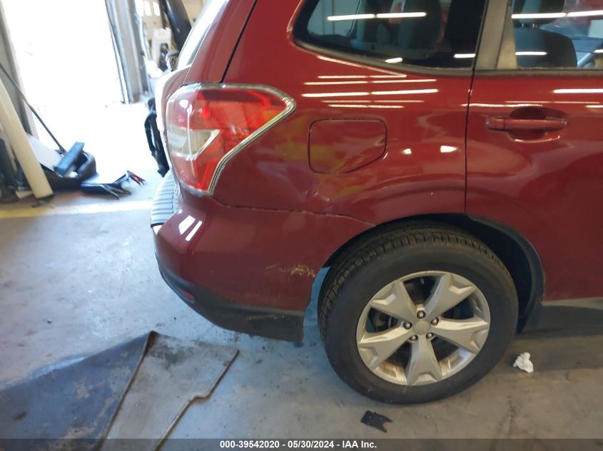 2015 Subaru Forester 2.5I Premium VIN: JF2SJADC8FH834318 Lot: 39542020