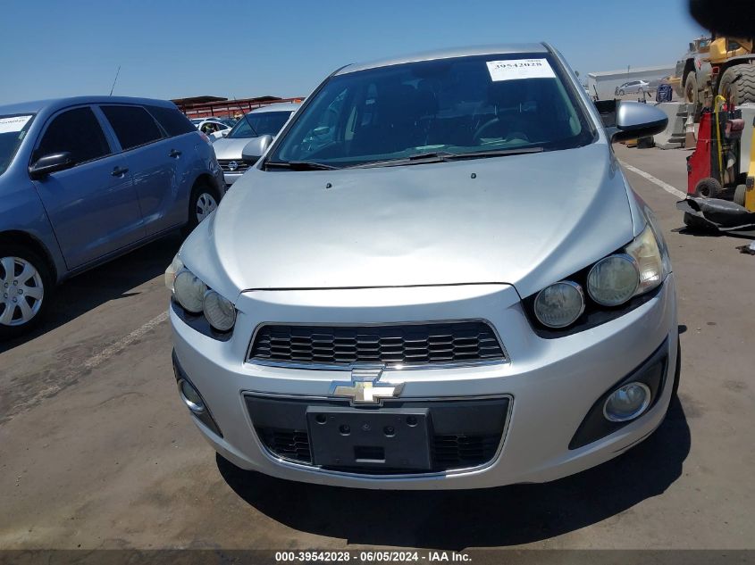 2012 Chevrolet Sonic 2Lt VIN: 1G1JC5SHXC4136203 Lot: 39542028