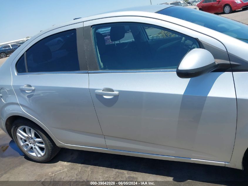 2012 Chevrolet Sonic 2Lt VIN: 1G1JC5SHXC4136203 Lot: 39542028