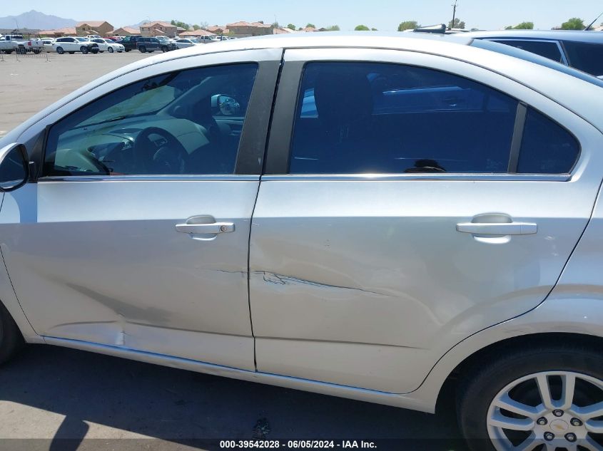 2012 Chevrolet Sonic 2Lt VIN: 1G1JC5SHXC4136203 Lot: 39542028