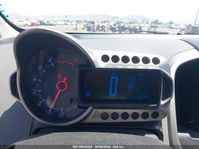 2012 Chevrolet Sonic 2Lt VIN: 1G1JC5SHXC4136203 Lot: 39542028