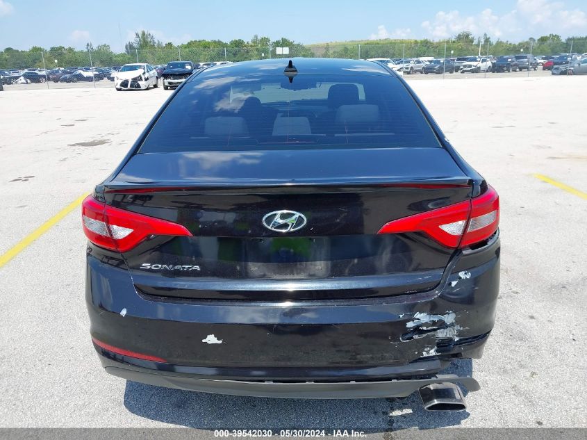 2016 Hyundai Sonata Se VIN: 5NPE24AFXGH256198 Lot: 39542030