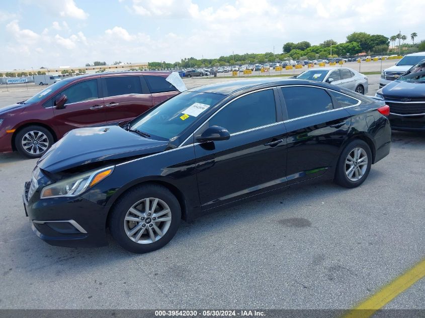 2016 Hyundai Sonata Se VIN: 5NPE24AFXGH256198 Lot: 39542030