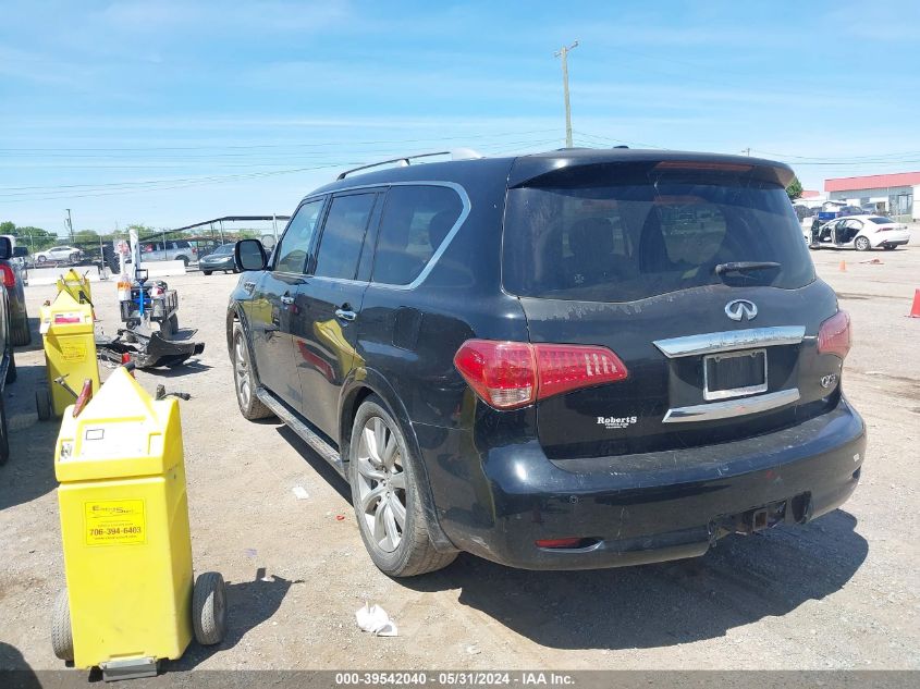 2013 Infiniti Qx56 VIN: JN8AZ2ND2D9730189 Lot: 39542040