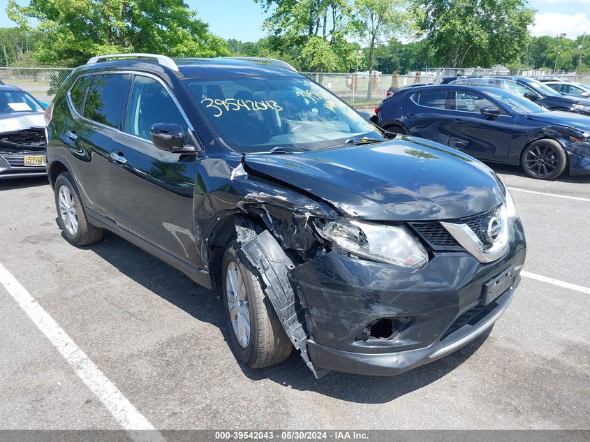 2016 Nissan Rogue Sv VIN: 5N1AT2MV6GC891137 Lot: 39542043