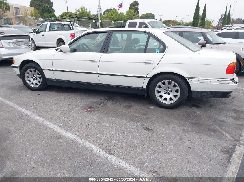 2000 BMW 740Il VIN: WBAGH8348YDP13542 Lot: 39542045