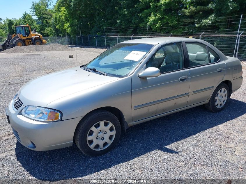 2001 Nissan Sentra Gxe VIN: 3N1CB51D61L452256 Lot: 39542070