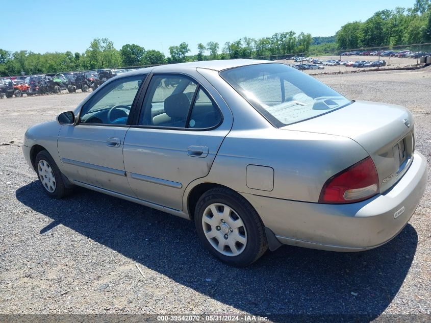 2001 Nissan Sentra Gxe VIN: 3N1CB51D61L452256 Lot: 39542070