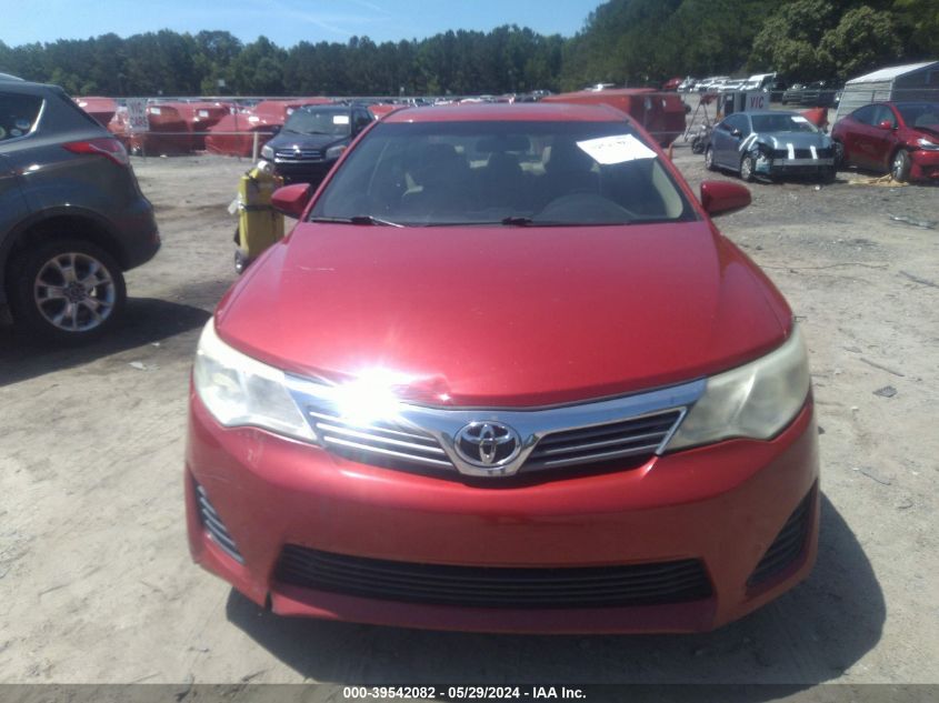 2012 Toyota Camry L VIN: 4T4BF1FK9CR258523 Lot: 39542082