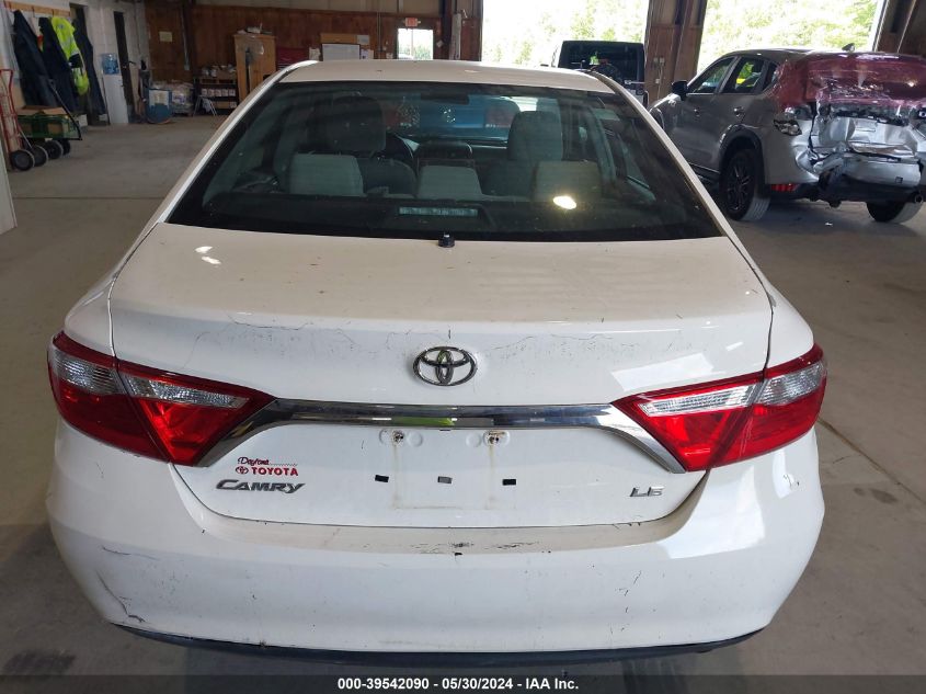 2016 Toyota Camry Le VIN: 4T4BF1FK7GR569499 Lot: 39542090