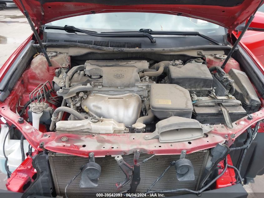 2012 Toyota Camry Se VIN: 4T1BF1FK4CU625614 Lot: 39542093