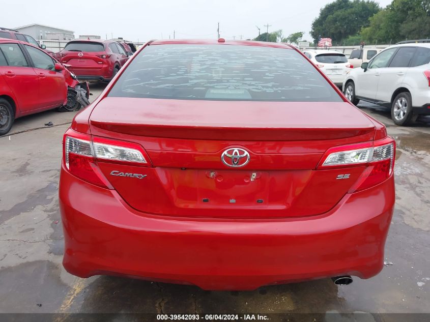 2012 Toyota Camry Se VIN: 4T1BF1FK4CU625614 Lot: 39542093