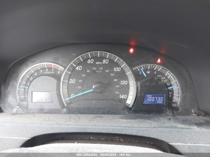 2012 Toyota Camry Se VIN: 4T1BF1FK4CU625614 Lot: 39542093