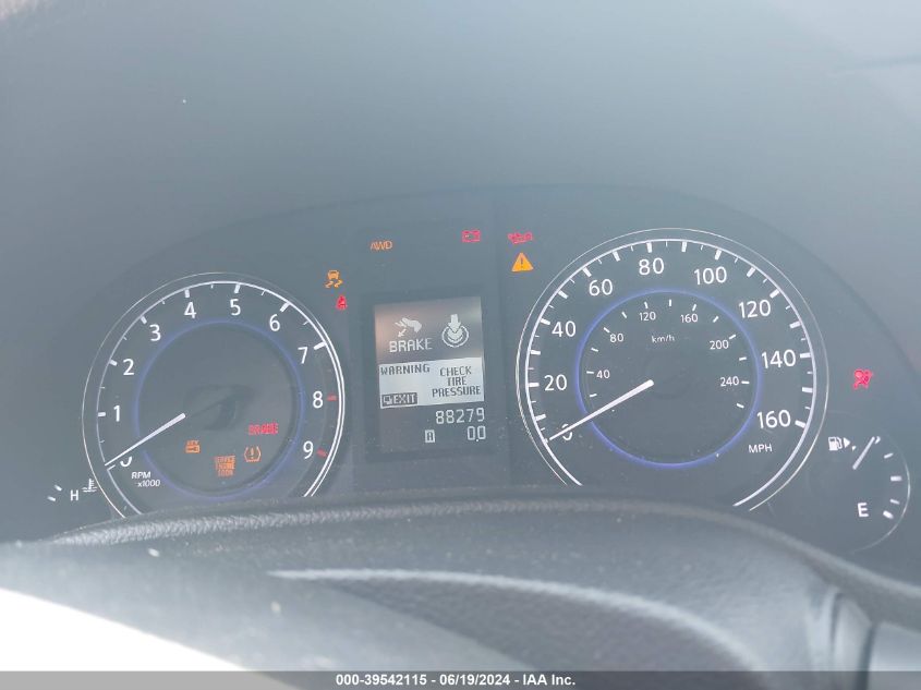 2013 Infiniti G37X VIN: JN1CV6AR6DM766783 Lot: 39542115