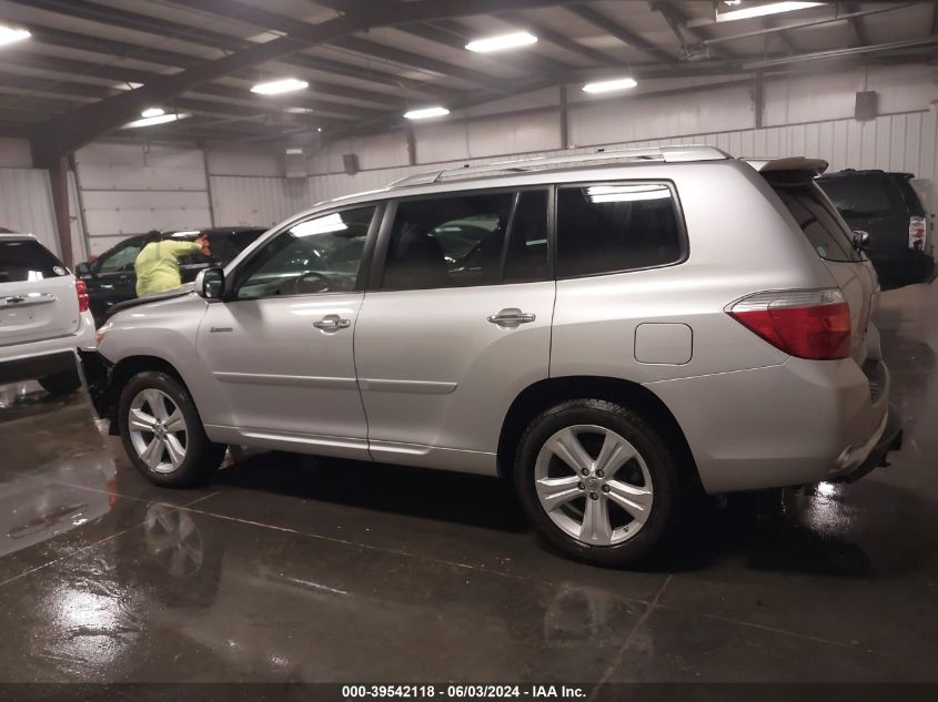 2010 Toyota Highlander Limited V6 VIN: JTEDK3EH5A2165670 Lot: 39542118