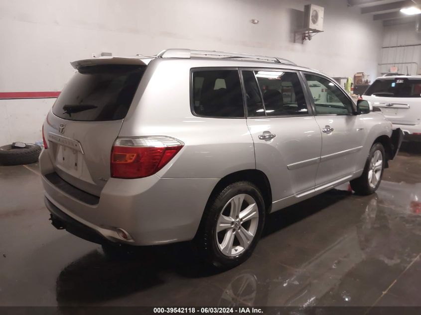 2010 Toyota Highlander Limited V6 VIN: JTEDK3EH5A2165670 Lot: 39542118