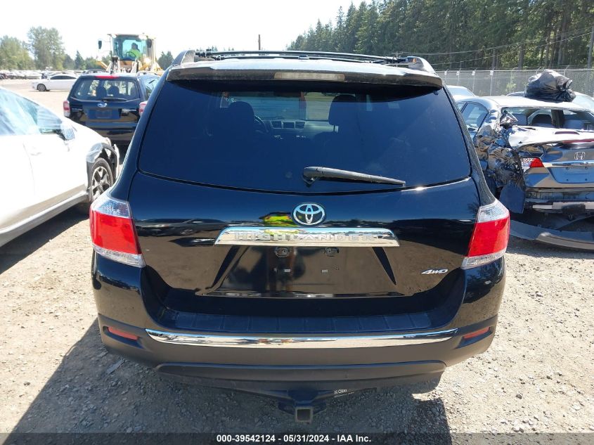 2012 Toyota Highlander Se V6 VIN: 5TDBK3EH7CS159411 Lot: 39542124