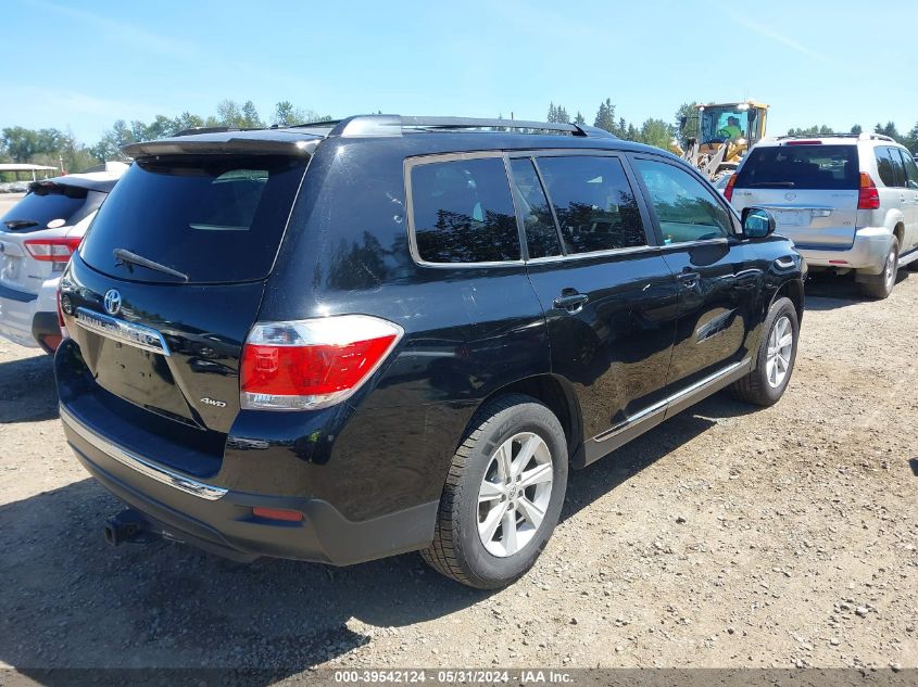 2012 Toyota Highlander Se V6 VIN: 5TDBK3EH7CS159411 Lot: 39542124