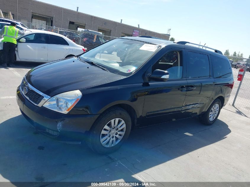 2012 Kia Sedona Lx VIN: KNDMG4C73C6441541 Lot: 39542139